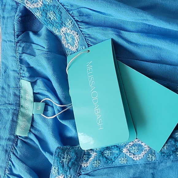 Blue Embroidered Tunic Dress - Picture 7 of 11